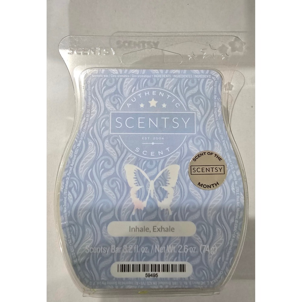 Scentsy Bar Inhale Exhale Wax Melt 3.2 oz Home Fragrance Retired
